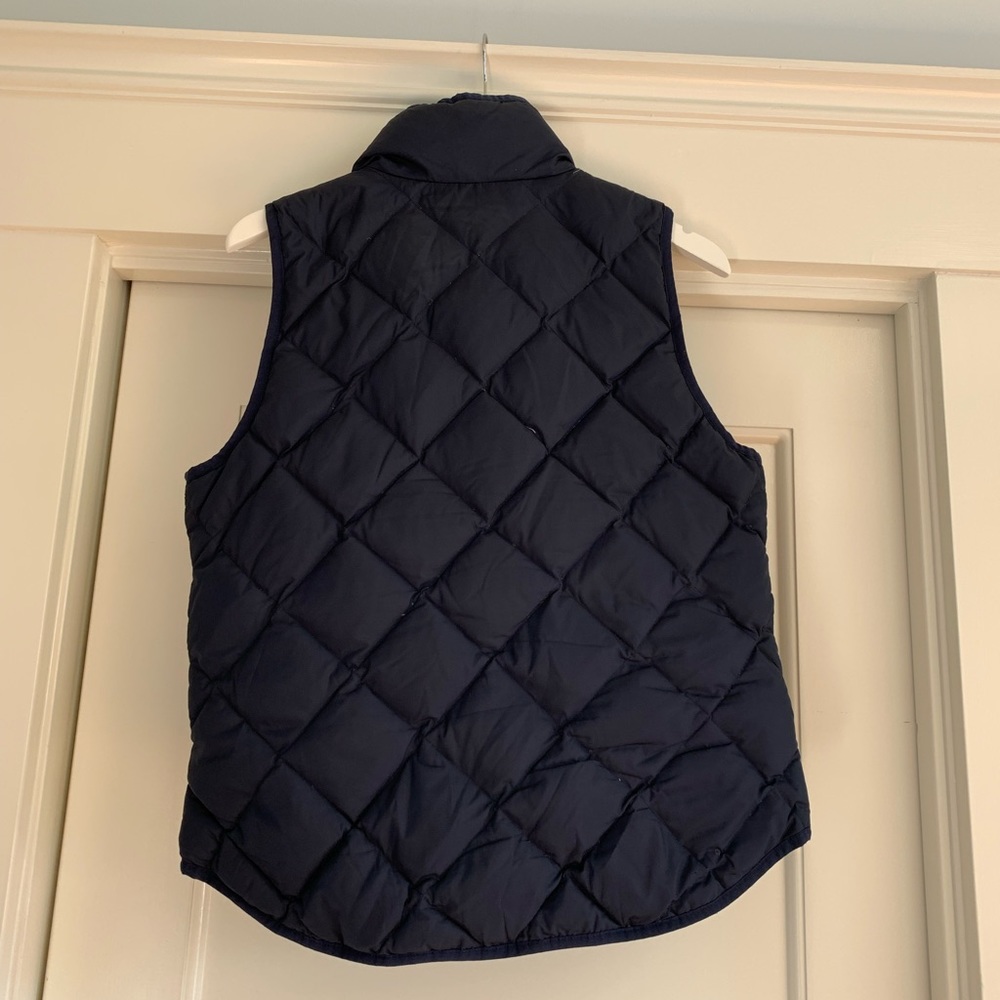 J. Crew classic M down vest